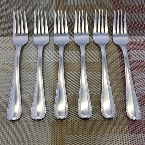 Lenox Vintage Jewel Salad Forks  - Set of 6 - Glossy  - Pre-owned - Picture 1 of 6